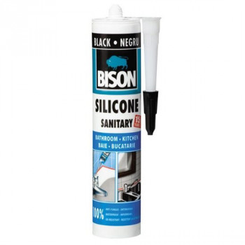 SILICON BISON 280ML SANITAR NEGRU